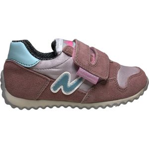 Naturino Waterproof - Sammy - Mt 29 - velcro turquoise logo warme sportieve lederen sneakers - roze