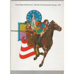 JAARSET POSTZEGELS USA 1975