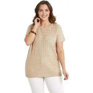 Kabeltrui met korte mouwen