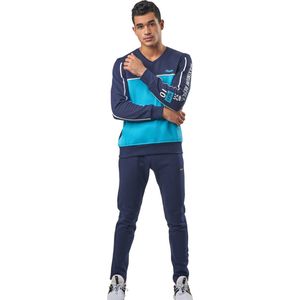 Embrator mannen Joggingpak blauw/turquoise maat M
