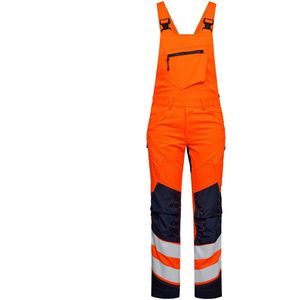 Engel Safety Amerikaanse overall met 2-weg stretch 3548-314 - Hi-vis Orange / Blue Ink - 28