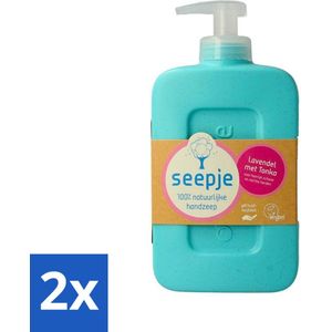 2 x Seepje - Handzeep - Zachte Geur - Lavendel met Tonka - 300 ml - Handzeep - Lavendel - Tonka - Natuurlijke Handzeep - Vegan Handzeep