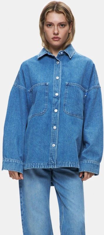 LTB - Blouse Jeannie - Denim - Rinsewash - Dames