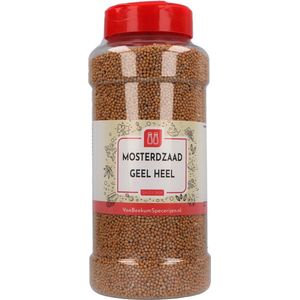 Van Beekum Specerijen - Mosterdzaad Geel Heel - Strooibus 700 gram