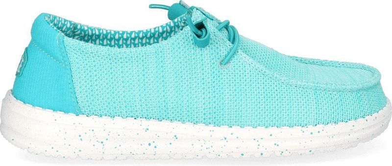 HEYDUDE Wendy - Loafers - Keramisch Blauw - Stretch-Mesh Bovenwerk