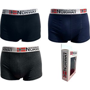 Geographical Norway - Trunks - Boxershorts - Assorti A - 3Pack