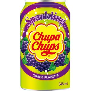 CHUPA CHUPS - Sparkling Grape Drink - 24 X 345 ML - Voordeelverpakking