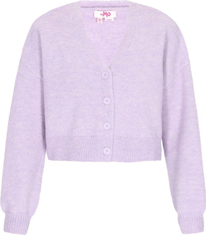 MYMO - Young Fashion - Gebreid Vest - Lichtlila