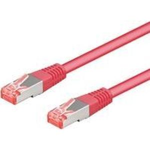 S/FTP CAT6a 10 Gigabit netwerkkabel / roze - LSZH - 1,5 meter