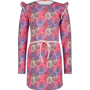 4PRESIDENT Meisjes jurk - Black skin aop - Maat 92 - Meisjes jurken