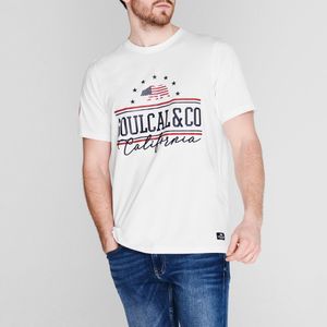 SoulCal - T-Shirt - Logo shirt - Heren - Wit - S