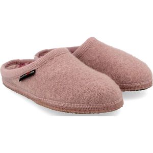 Haflinger Marble Pantoffels kleur Rosenholz - Maat 38 - 100% wolvilt