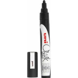 Krijtstift - Chalk Marker - Universele Stift - Zwart - Lijndikte: 8mm - Uni Posca - 2 stuks