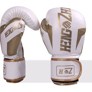 Bokshandschoenen - Wit - 8 oz - Boks handschoenen - UFC - MMA - Kickboks Training - Vechtsporthandschoenen - Sparringhandschoen