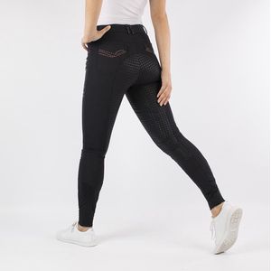 Harry's Horse Rijbroek Caledon Full Grip Jet-Black - 38