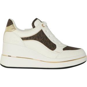 Michael Kors - Emmy - Pantoffel - Beige - Leer - Vetersluiting - Casual