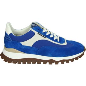 Floris van Bommel DE GROMMER 06.10 - Lage sneakersHeren sneakersVrije tijdsschoenen - Kleur: Blauw - Maat: 44.5