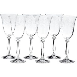 Wijnglazen set / wine glasses / royal style wine cups - Crystal Glass, High Quality - - Perfect for Home, Restaurants and Parties