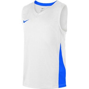 Nike team basketbal shirt junior wit kobalt NT0200102, maat 122