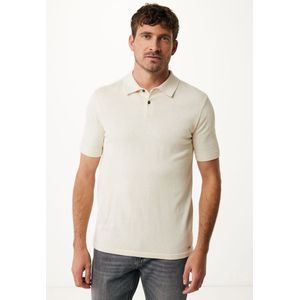 Mexx Giuseppe Knit Polo White Heren - Maat L