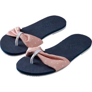 Meisjes Slippers - Teenslippers - Roze Stippen - Maat 35/36 - Zomer