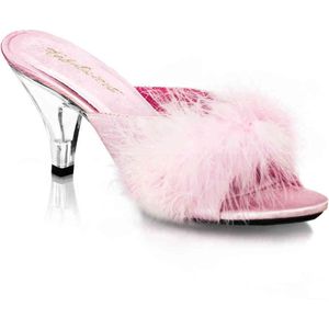 Fabulicious - BELLE-301F Muiltjes met hak - US 14 - 45 Shoes - Roze