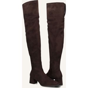 Unisa - Lavid - Overknee Laarzen - Bruin