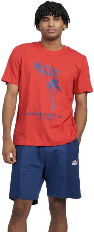 Umbro - Humphreys Bros - T-shirt - Vermillion - Korte Mouwen