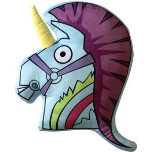 Fortnite - Unicorn Llama Gevormd Sierkussen 40cm