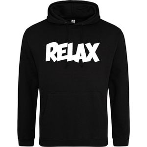 Relax Hoodie | Warme trui | Winter | Kou | Hoodie | Wintertrui | Grappige tekst | Maat M