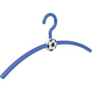 De Kledinghanger Gigant - Garderobehanger - Jassenhanger - Volwassenen - 711310 - 20 Stuks - Fan - Voetbal - Kunststof - Blauw - 45 cm - Kledinghanger - Kleerhanger - Voetbalhanger (711310/20)