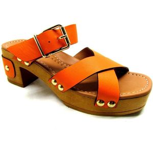 Pedro Miralles Dames Klomp | Oranje | Maat: 40