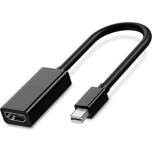 SVH Company Mini Displayport naar HDMI Kabel Adapter voor Macbook Air, Pro en iMac - Thunderbolt 2 - Zwart