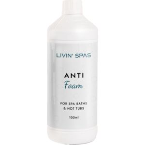LIVIN' Anti Foam - Whirlpool - Schuimverwijderaar Spa - Anti Foam Jacuzzi - Anti Schuim Jacuzzi - Schuimverwijderaar Jacuzzi - Foam Down - Jacuzzi Onderhoud - Gebruiksvriendelijk - Zeer snel effect - 1 Liter