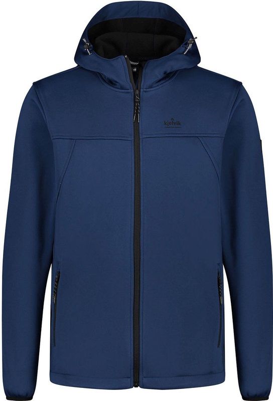 Kjelvik - Dario - Softshell Jas - Blue - 100% Polyester