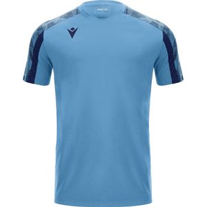 Macron Gede Shirt Korte Mouw Heren - Hemelsblauw / Marine | Maat: S