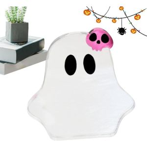 Spooky Ghost Bureaudecoratie Sculptuurbeeldjes Transparant Acryl Leuk voor Halloween Decor .