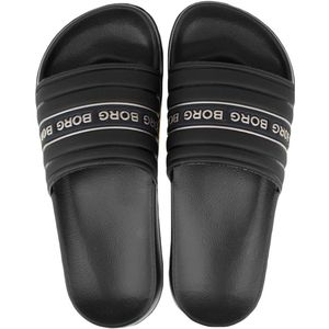 Björn Borg dames slippers harper logo zwart