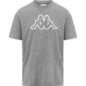 Kappa - T-Shirt Logo Cromen - Grijs T-Shirt Katoen-XL