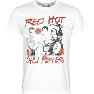 Red Hot Chili Peppers Photo Heren T-shirt - wit - M