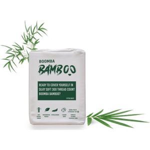 Boomba Bamboo - 100% Biologisch bamboe hoeslaken wit 1 persoons 80x200 - wit - 100% biologisch bamboe -