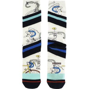 XPOOOS heren sokken bike line multi