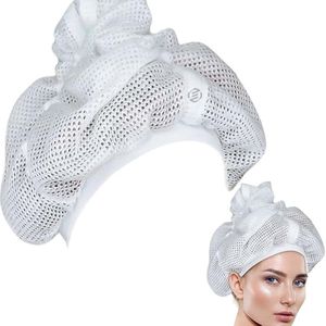 Equivera - Net Plopping Cap - Droogkap - Satijnen Diffuser Kap - Haardroger Accessoire voor Haarvolumisering