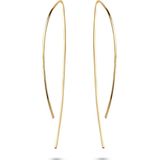 Casa Jewelry Oorhangers Tack - Zilver - Goud Verguld