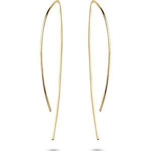 Casa Jewelry Oorhangers Tack - Zilver - Goud Verguld