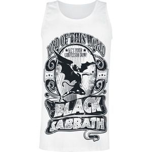 Black Sabbath Lord Of This World Heren Tanktop - wit - L
