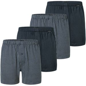 Schiesser Heren boxershort 4 pack Singel-Jersey