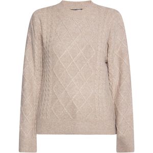 DreiMaster - Vintage - Trui - Beige - Normale Pasvorm - Lange Mouw
