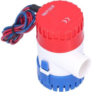 350/500/750/1100GPH Lenspomp met Halfautomatische Schakelaar - Geluidsarm - Elektrische Kleine Dompelpomp voor Afvoer en Levering van Stroom (12V-1100GPH)