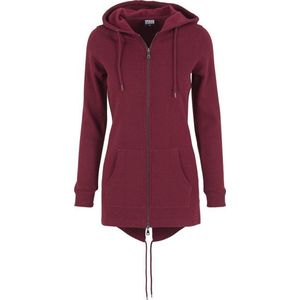 Dames Sweat Parka 1075 burgundy